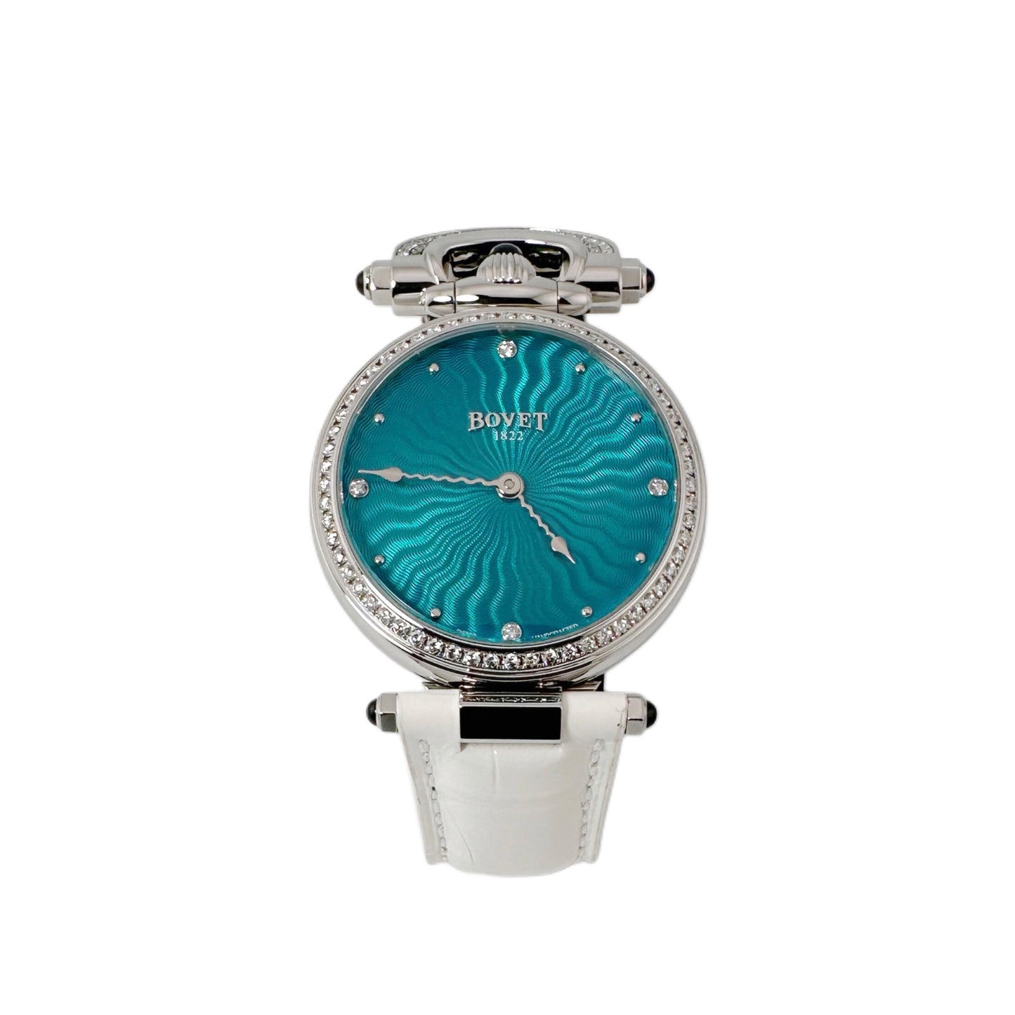 The Miss Audrey Turquoise Guilloche Automatic AS36011-SD12 (Preowned)