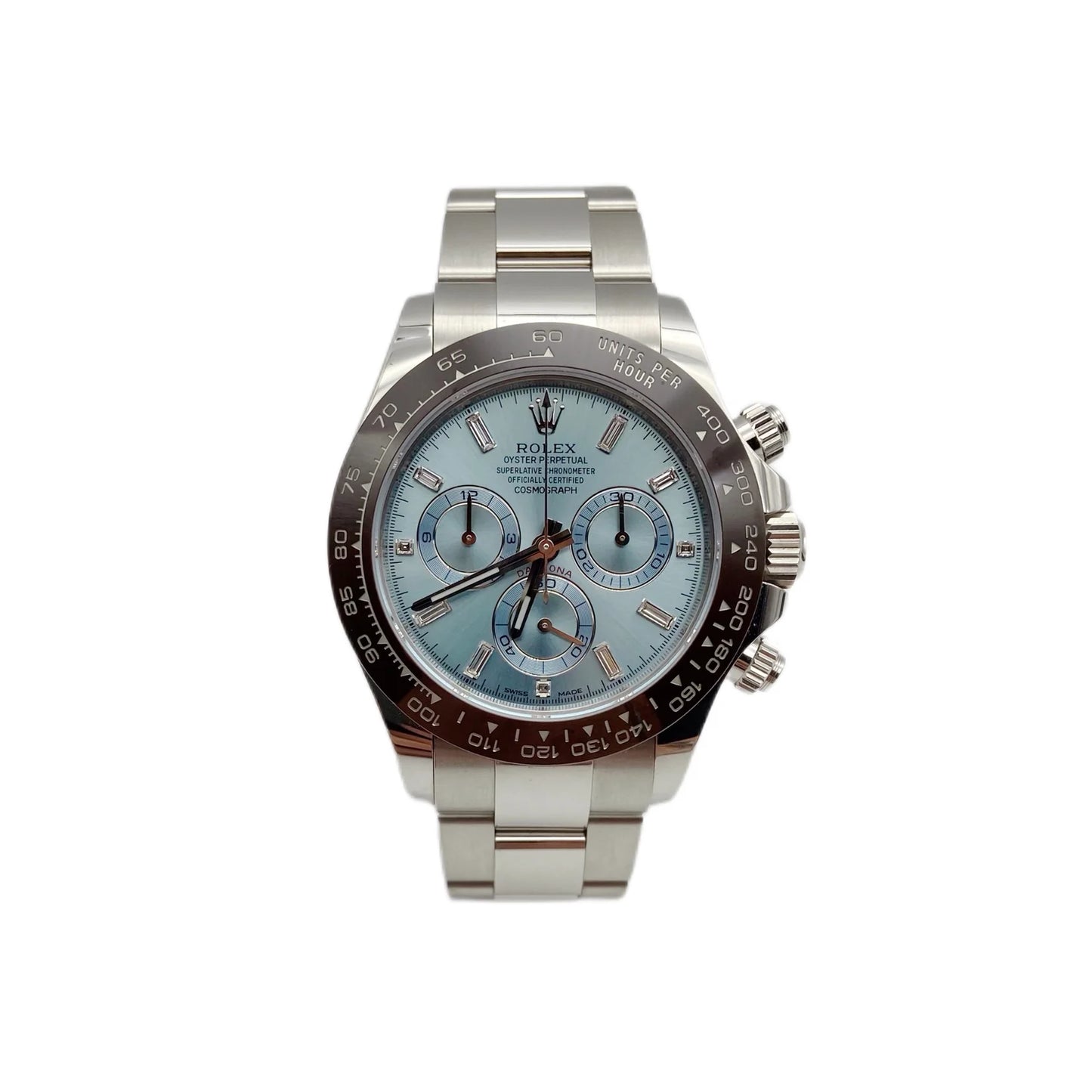 Daytona Platinum Baguette 116506-0002 (Preowned)