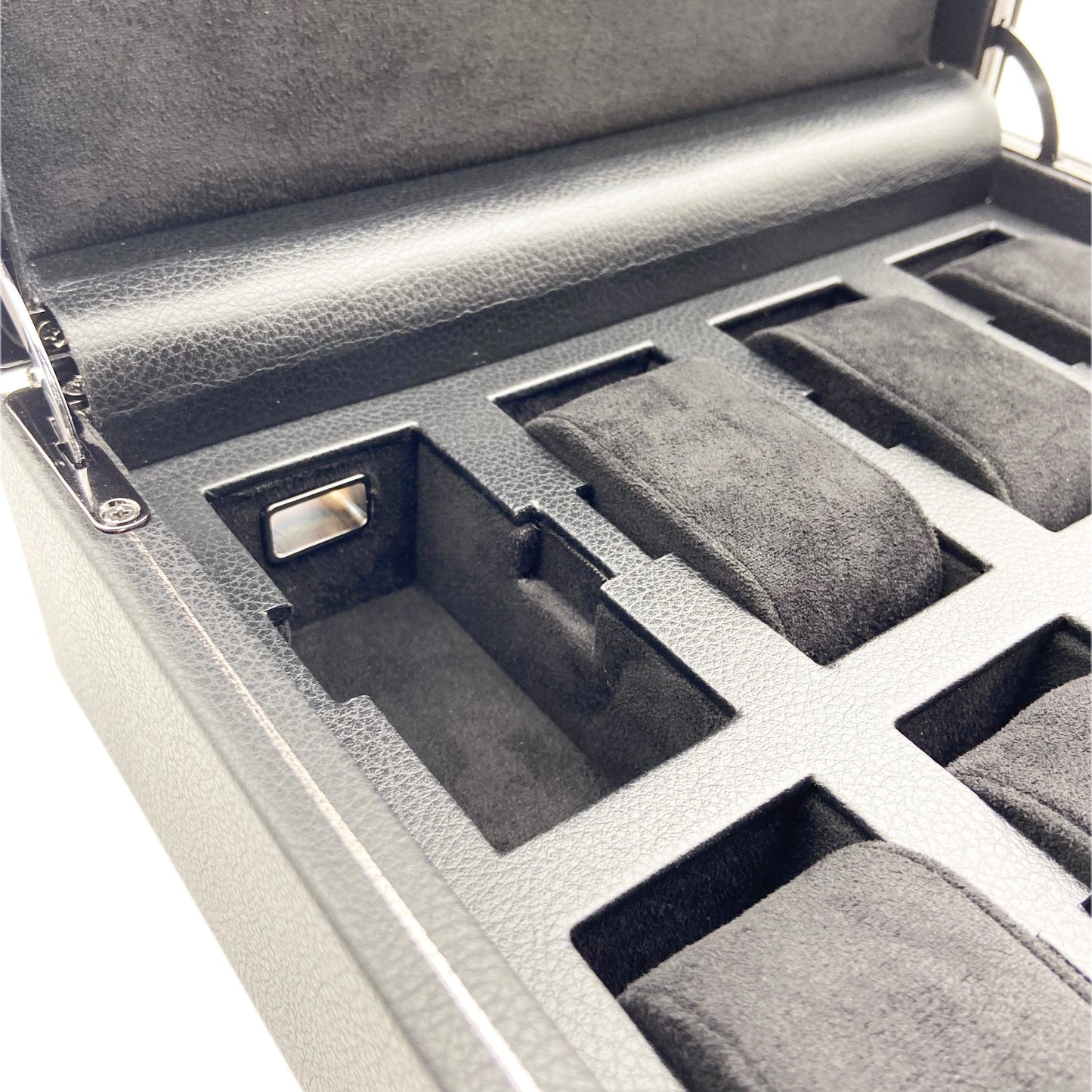 “Black” British Racing Green 8pcs Watch Box