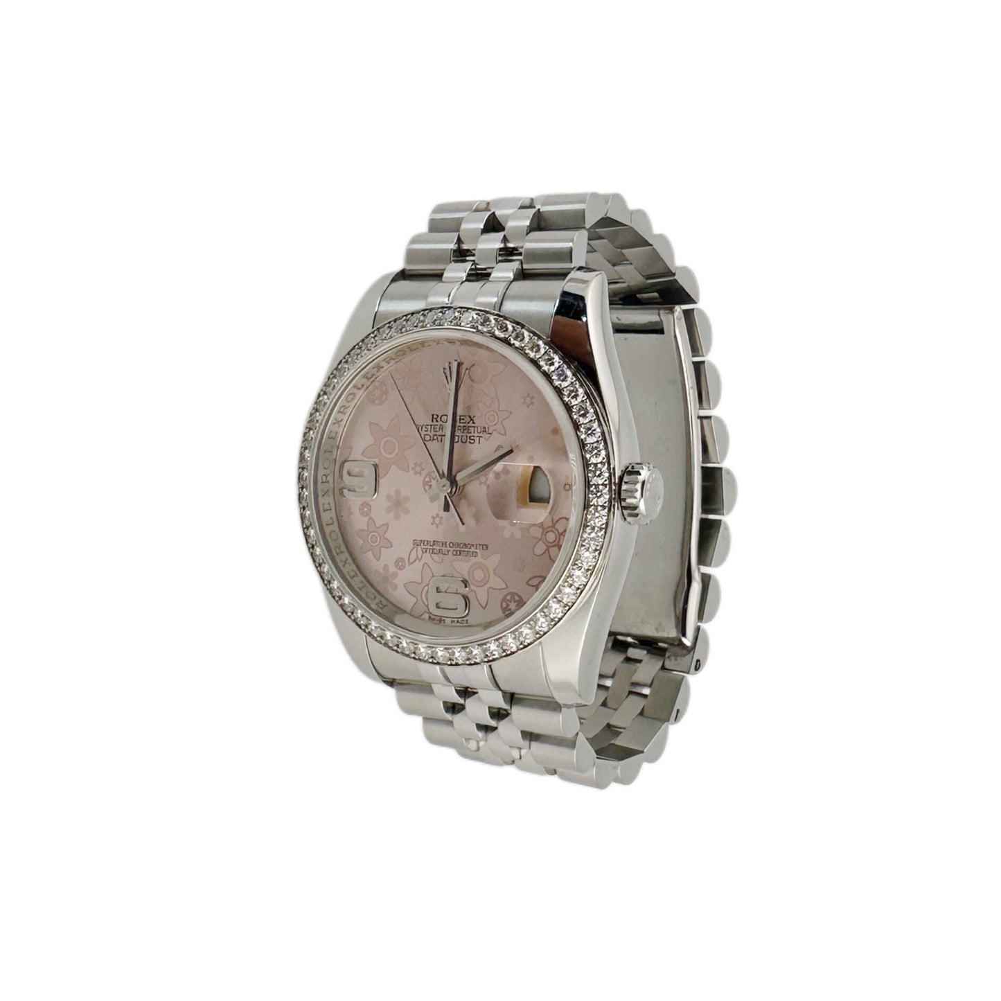 DateJust 36 ‘Pink floral’ 116244 (Preowned)