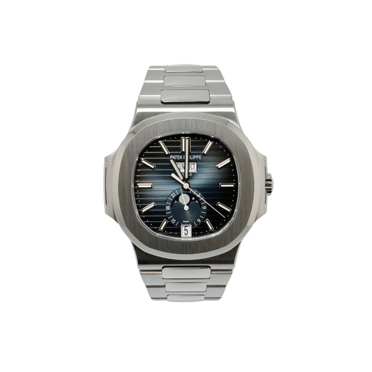 Nautilus Annual Calendar Moonphase ‘Blue’ 5726/1A-014 (Preowned)