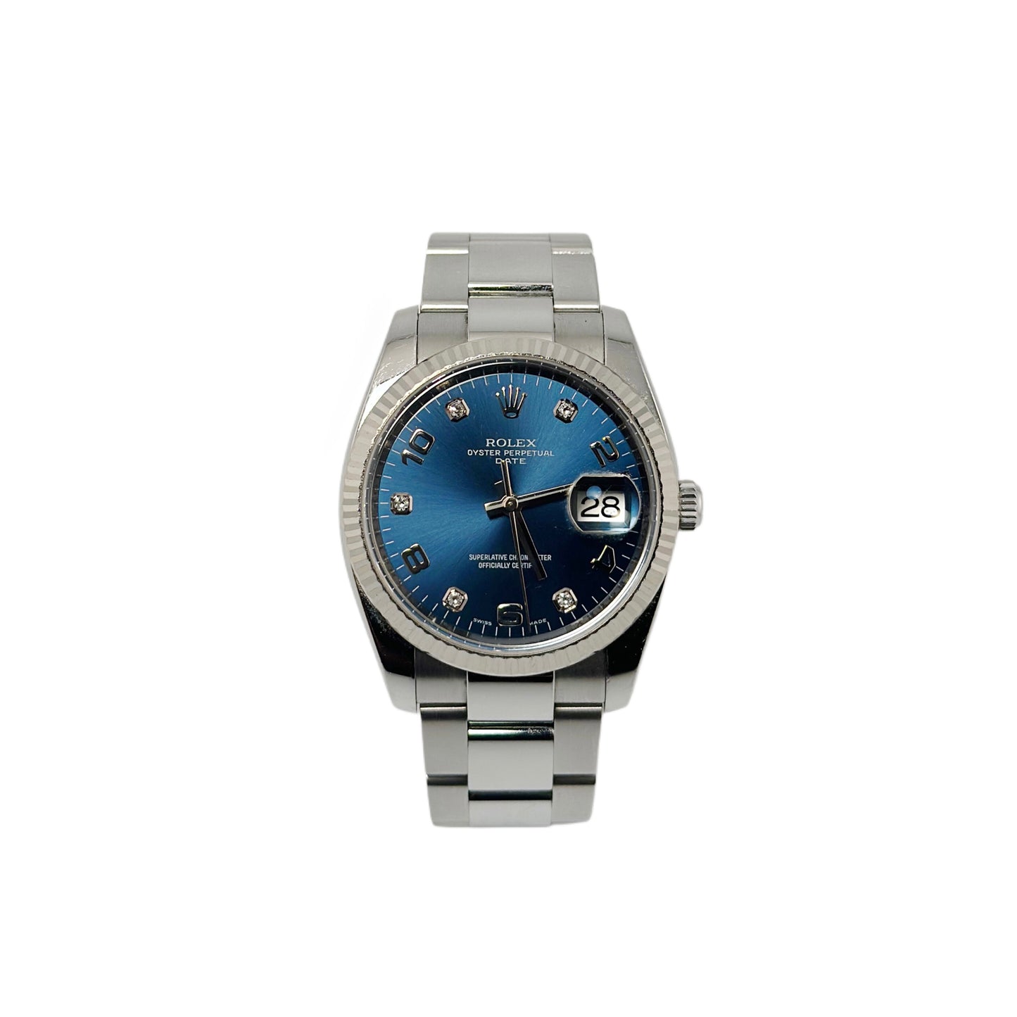 Oyster Perpetual Date 115234 ‘Blue’ (Preowned)