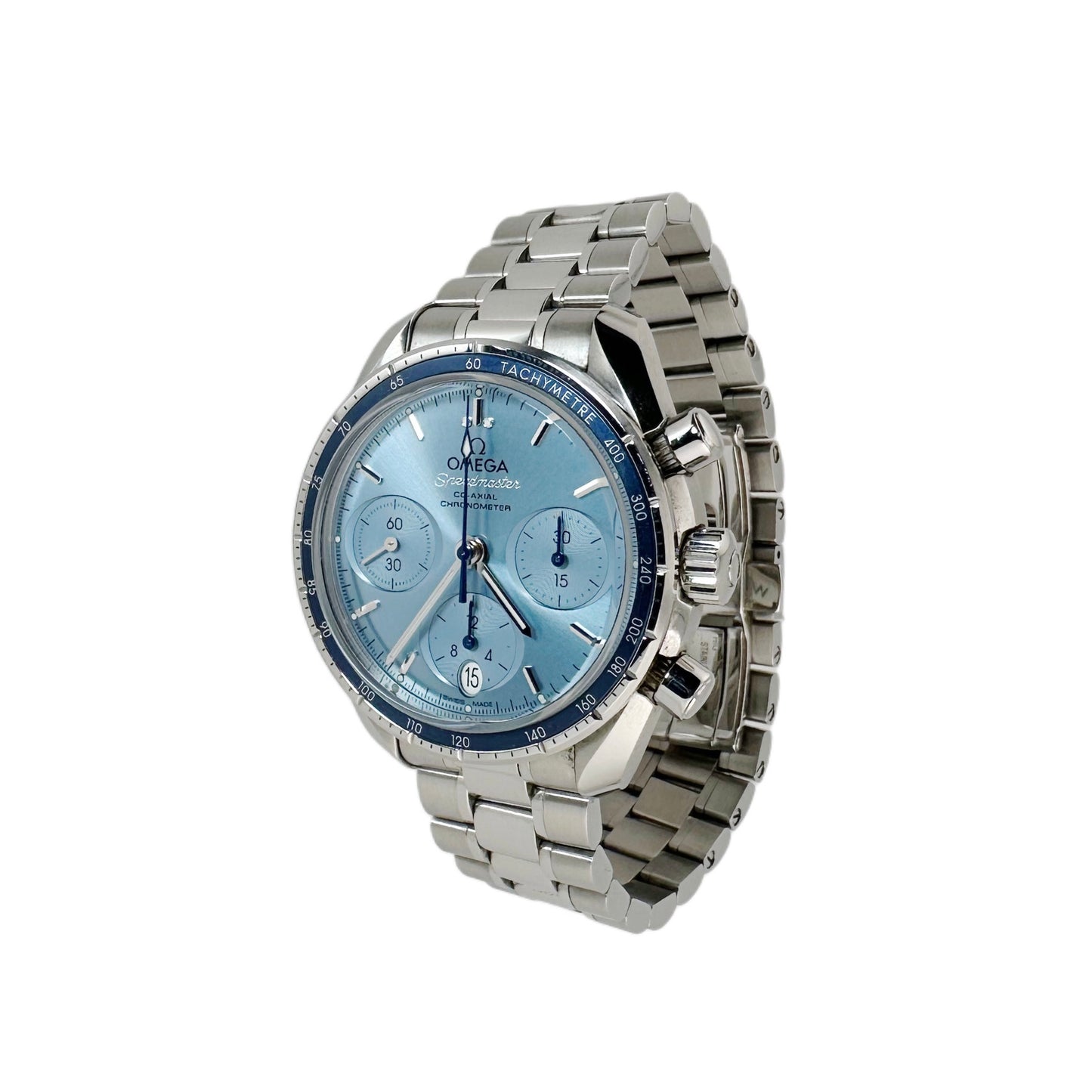 Speedmaster 38 ‘Ice Blue’ 324.30.38.50.03.001 (Preowned)
